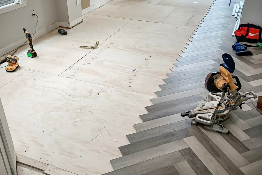 hardwood flooring installation